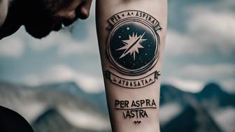 Per Aspera ad Astra Tattoo Bedeutung: Entdecke die tiefere Symbolik und Inspiration hinter diesem zeitlosen Motiv